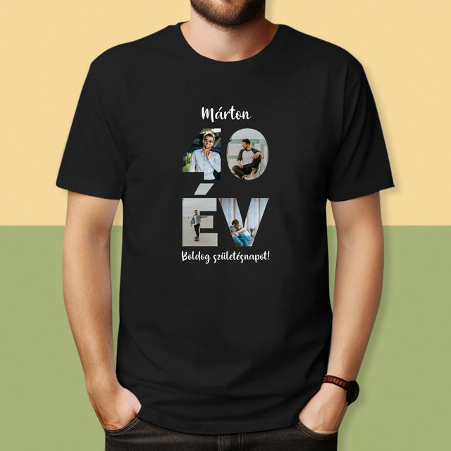 Szó Fotókból: 40 Év A Képeidből - Férfi Póló