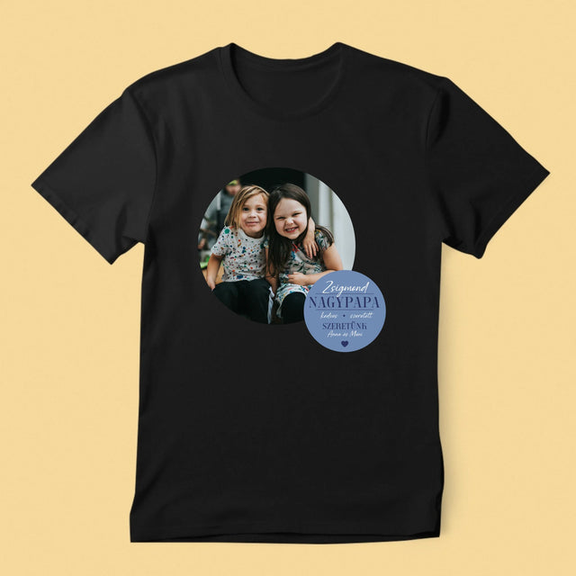 Fotókollázs: Szeretett Nagypapa - Férfi Póló