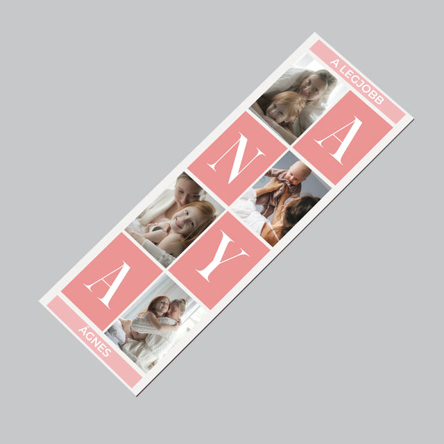 Fotókollázs: A Legjobb Anya Kollázs - Hűtőmágnes