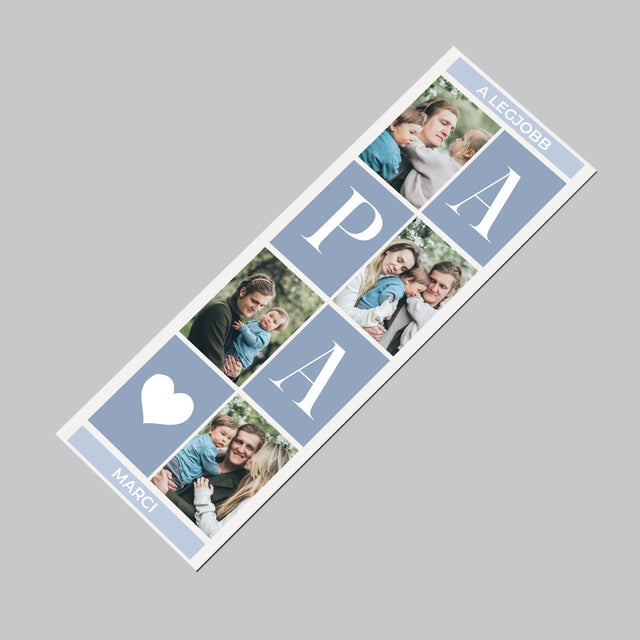 Fotókollázs: Legjobb Apa Kollázs - Hűtőmágnes