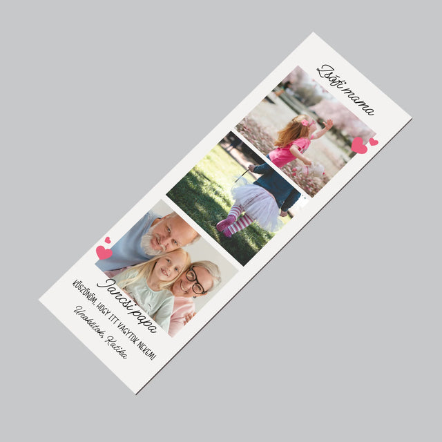 Fotó És Felirat: Köszönet A Nagyszülőknek - Hűtőmágnes