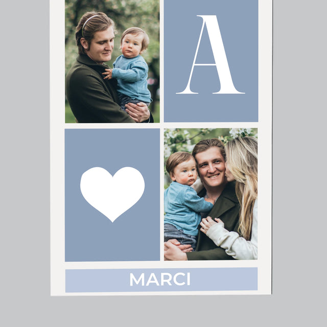 Fotókollázs: Legjobb Apa Kollázs - Hűtőmágnes