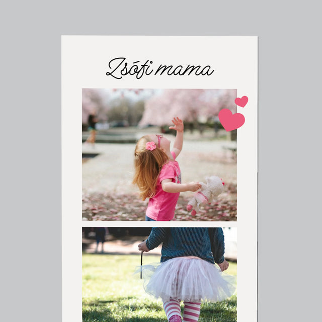 Fotó És Felirat: Köszönet A Nagyszülőknek - Hűtőmágnes