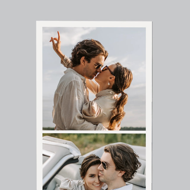 Fotókollázs: To The Moon And Back - Hűtőmágnes