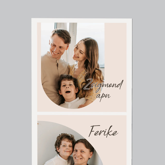 Fotó És Felirat: Fényképek A Családról - Hűtőmágnes