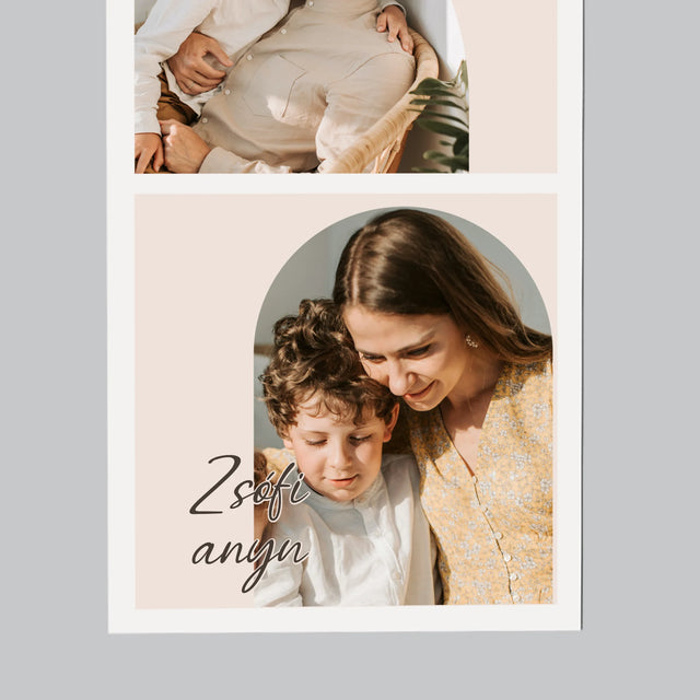 Fotó És Felirat: Fényképek A Családról - Hűtőmágnes