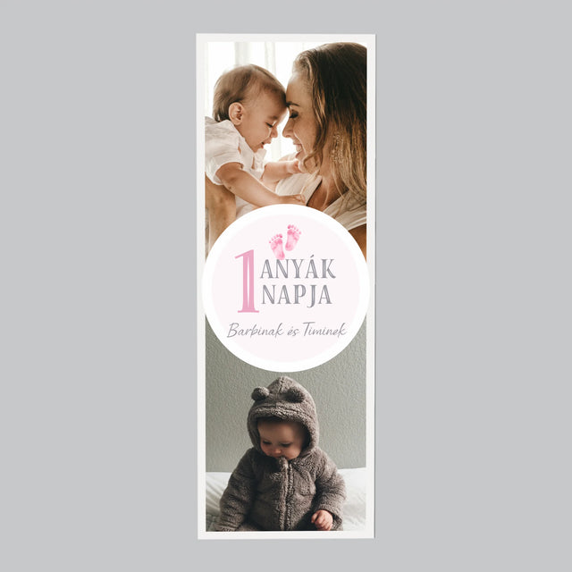 Fotókollázs: Első Anyák Napja - Hűtőmágnes