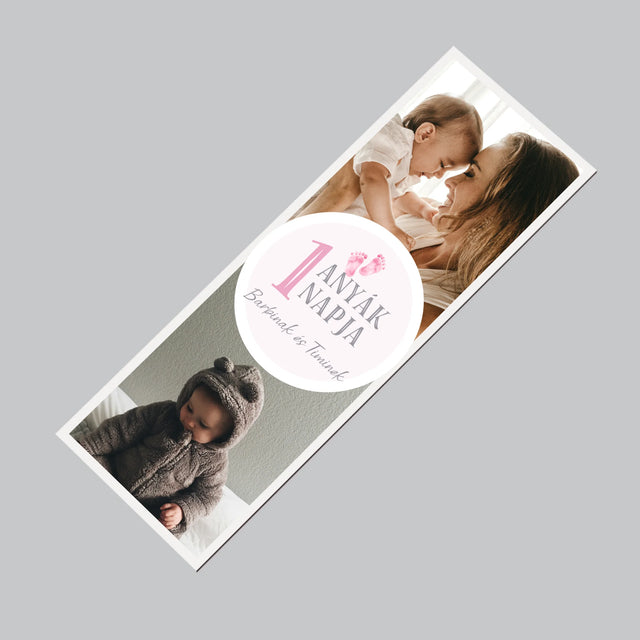 Fotókollázs: Első Anyák Napja - Hűtőmágnes