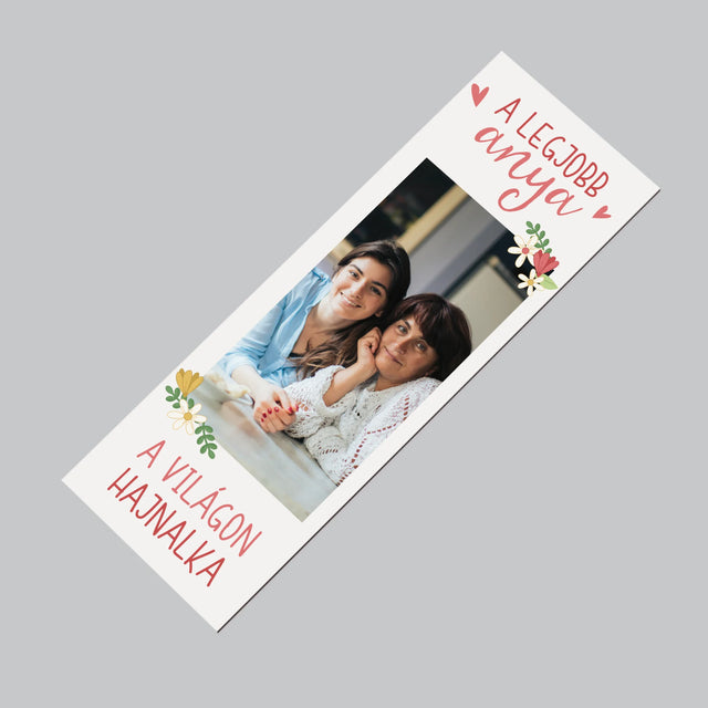 Fotó És Felirat: A Legjobb Anya Világ - Hűtőmágnes