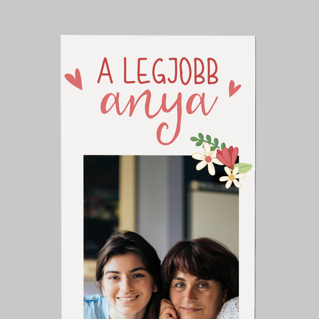 Fotó És Felirat: A Legjobb Anya Világ - Hűtőmágnes