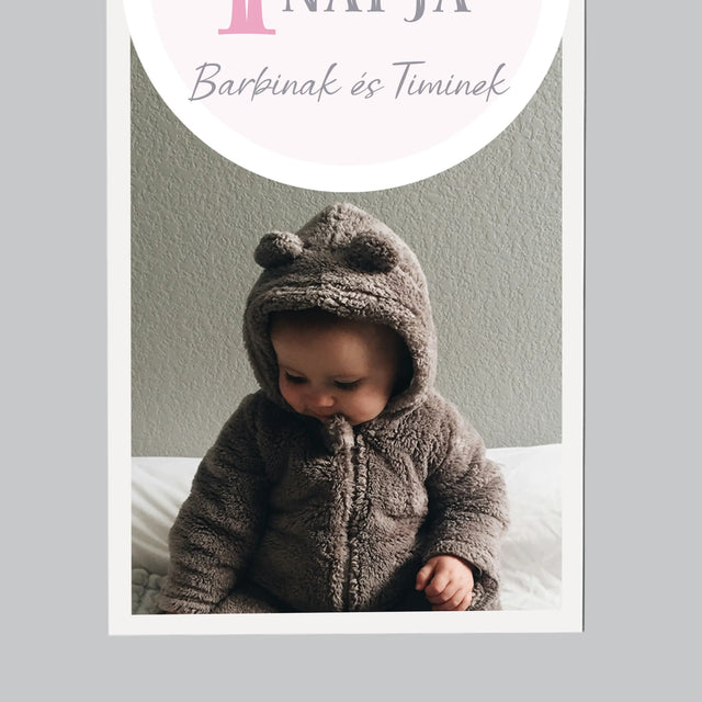 Fotókollázs: Első Anyák Napja - Hűtőmágnes