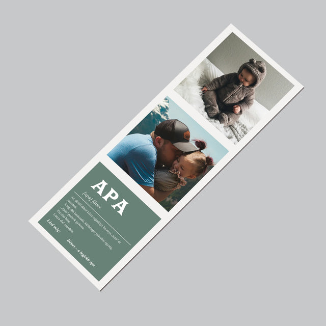 Fotó És Felirat: Apa Definíciója - Hűtőmágnes