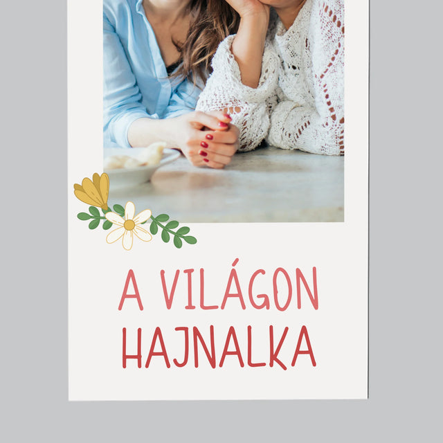 Fotó És Felirat: A Legjobb Anya Világ - Hűtőmágnes