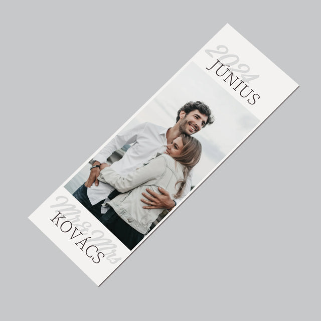 Fotókollázs: Mr&Mrs Dátum - Hűtőmágnes