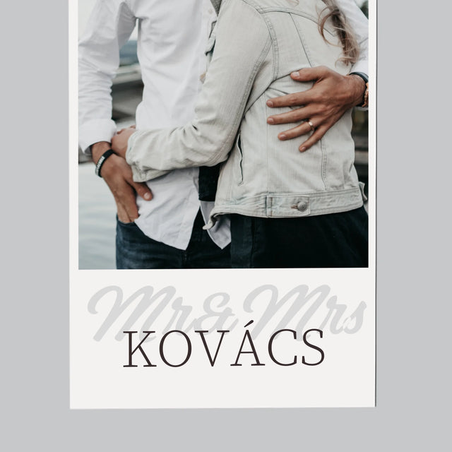 Fotókollázs: Mr&Mrs Dátum - Hűtőmágnes