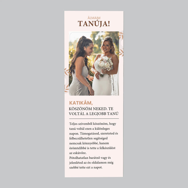 Fotó És Felirat: Álmaim Tanúja - Hűtőmágnes