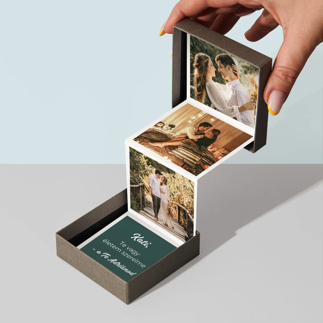 Fotókollázs: Szerelmi Kollázs - Harmonika Fotókészlet