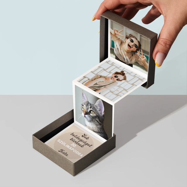 Fotókollázs: Születésnapi Kollázs - Harmonika Fotókészlet