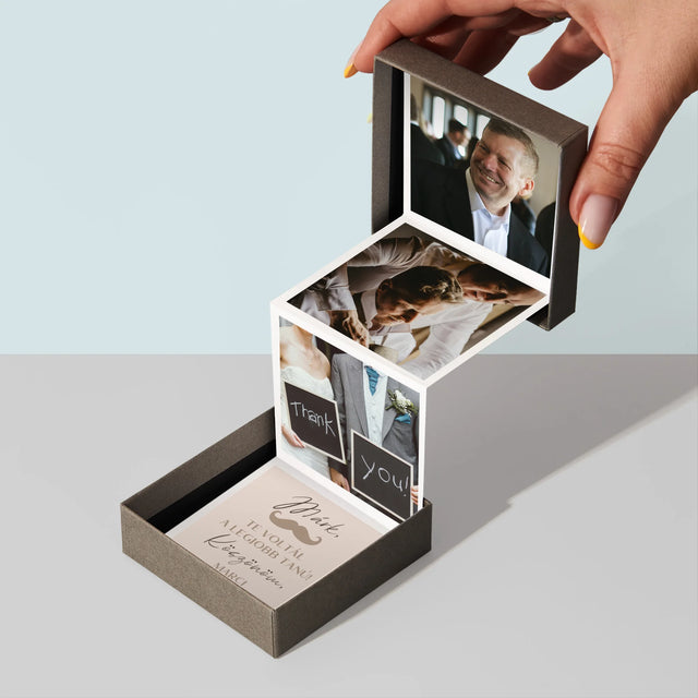 Fotókollázs: Tanúnak Koszönet Kollázs Fotókból - Harmonika Fotókészlet