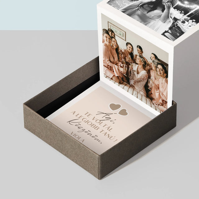 Fotókollázs: Köszönet Kollázs Képekből A Tanúnak - Harmonika Fotókészlet