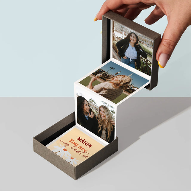 Fotókollázs: Besties Képek - Harmonika Fotókészlet