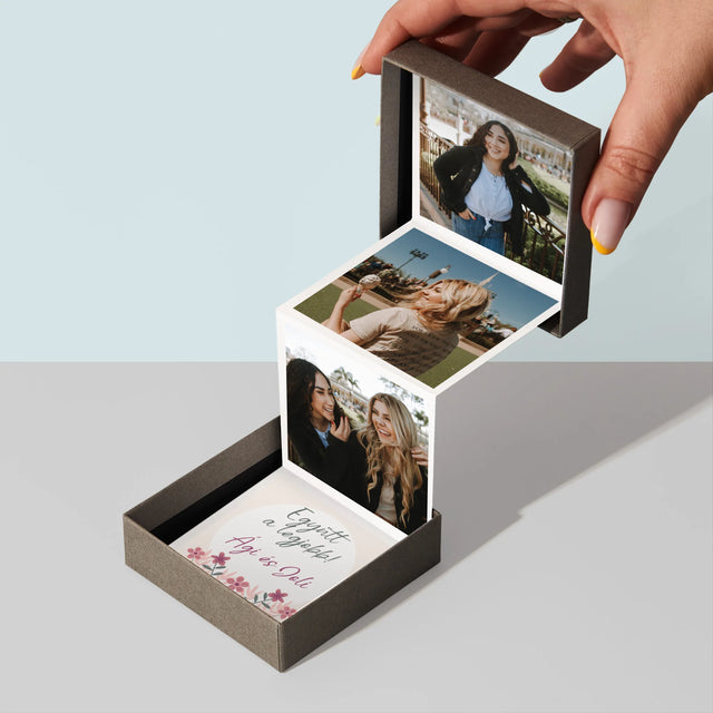 Fotókollázs: Barátnők Együtt A Legjobb - Harmonika Fotókészlet