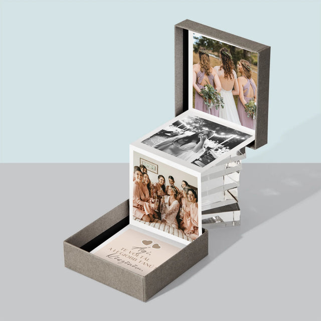 Fotókollázs: Köszönet Kollázs Képekből A Tanúnak - Harmonika Fotókészlet