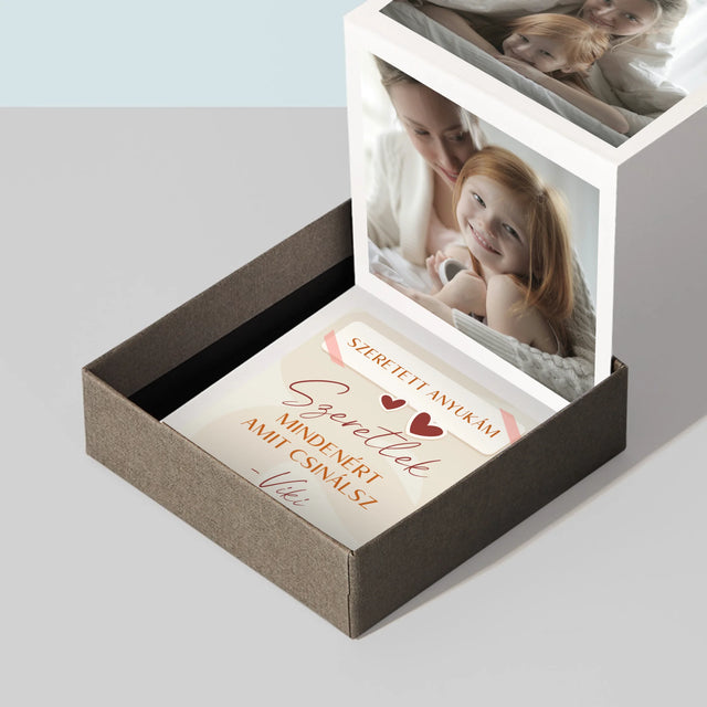 Fotókollázs: Szeretlek Téged Anyu - Harmonika Fotókészlet