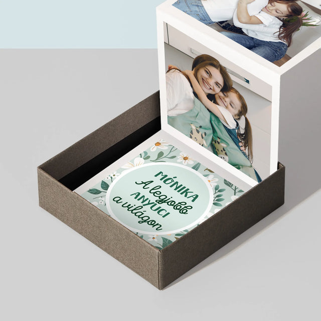 Fotókollázs: A Legjobb Anyuci, Virágok - Harmonika Fotókészlet