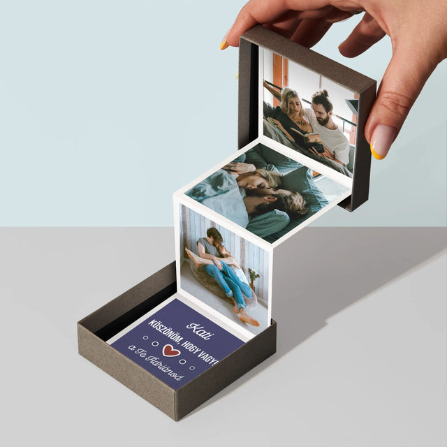 Fotókollázs: Köszönöm, Hogy Vagy - Harmonika Fotókészlet