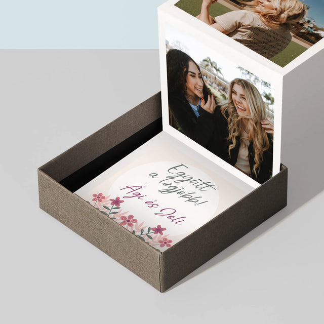 Fotókollázs: Barátnők Együtt A Legjobb - Harmonika Fotókészlet