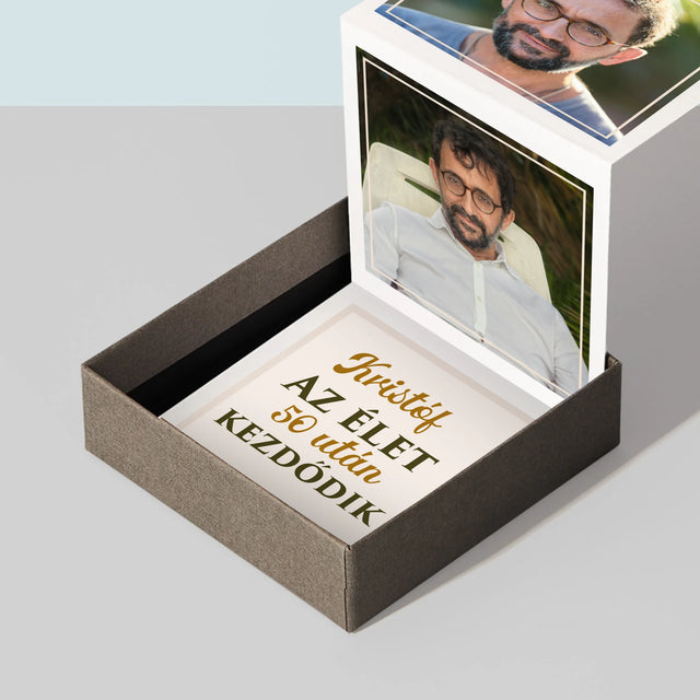 Fotókollázs: Az Élet 50 Után Kezdődik - Harmonika Fotókészlet