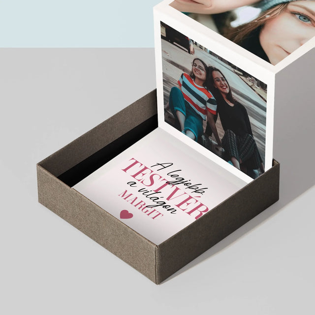 Fotókollázs: A Legjobb Lánytestvér - Harmonika Fotókészlet