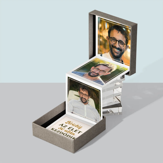 Fotókollázs: Az Élet 50 Után Kezdődik - Harmonika Fotókészlet