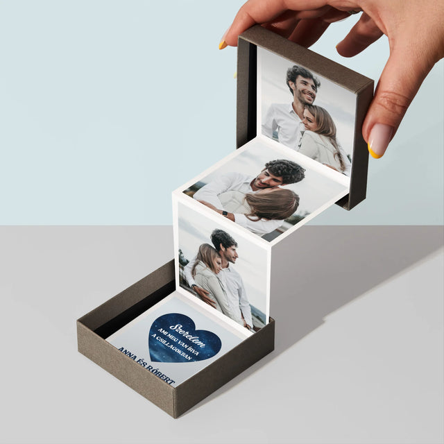 Fotókollázs: Szerelem, Ami Meg Van Írva A Csillagokban - Harmonika Fotókészlet