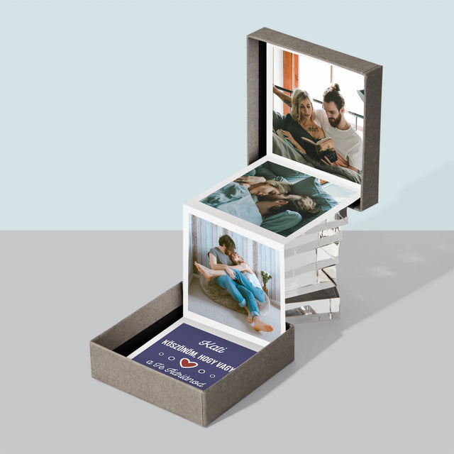 Fotókollázs: Köszönöm, Hogy Vagy - Harmonika Fotókészlet