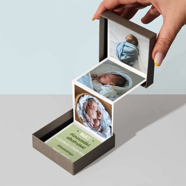 Fotókollázs: Keresztelő Alkalmából - Harmonika Fotókészlet