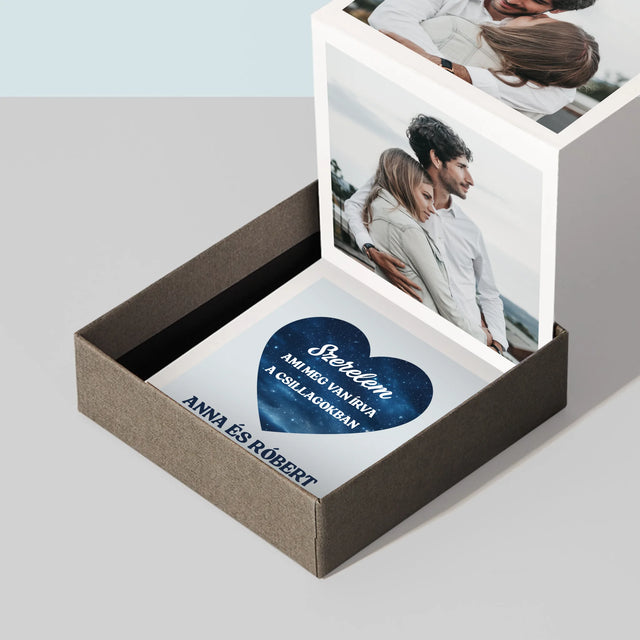 Fotókollázs: Szerelem, Ami Meg Van Írva A Csillagokban - Harmonika Fotókészlet