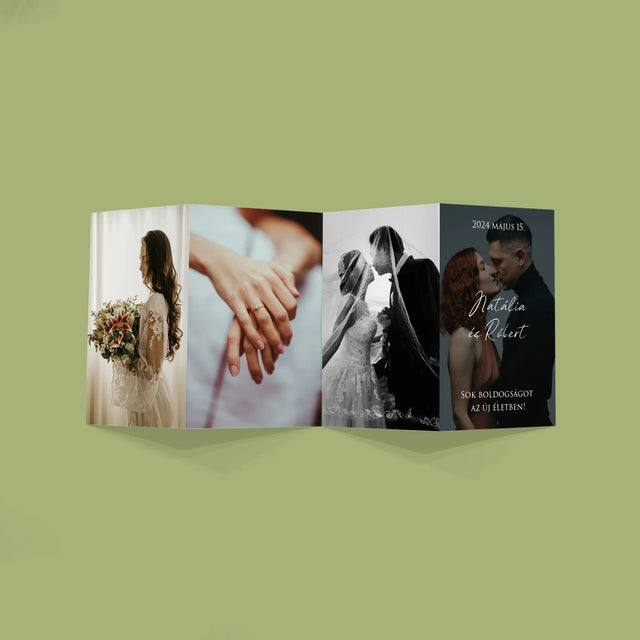 Fotó És Felirat: Esküvői Fotó Jókívánságok - Nagy Harmonika Fotókészlet