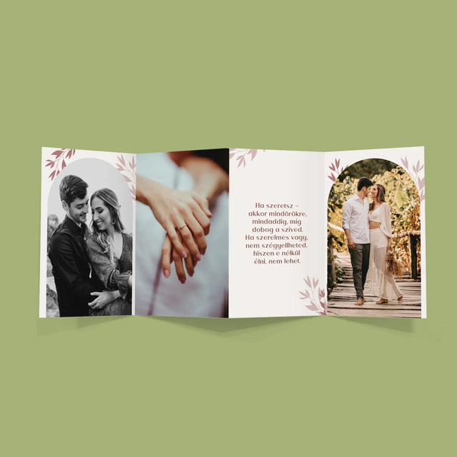 Fotókollázs: Az Esküvő Napján - Nagy Harmonika Fotókészlet