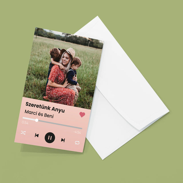 Fotó És Felirat: Szeretünk Anyu - Nagy Harmonika Fotókészlet