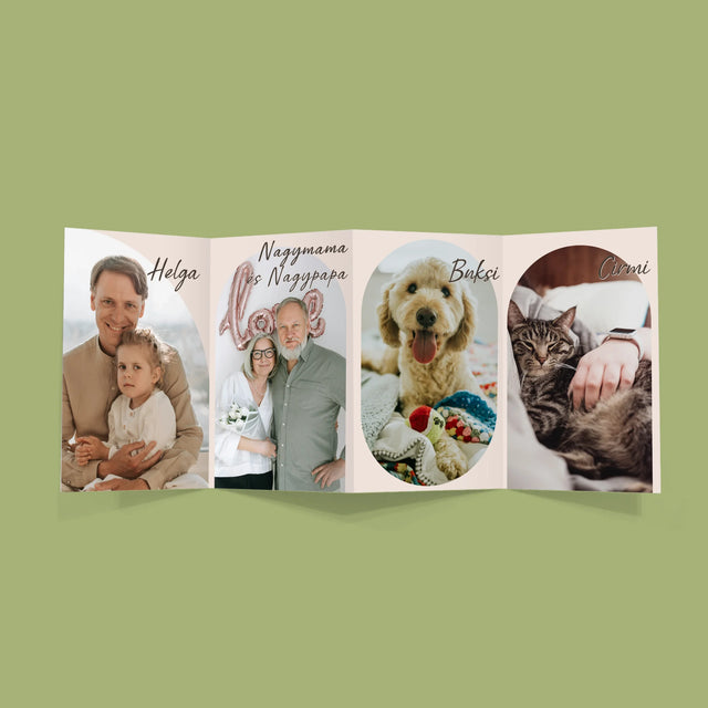 Fotó És Felirat: Fényképek A Családról - Nagy Harmonika Fotókészlet