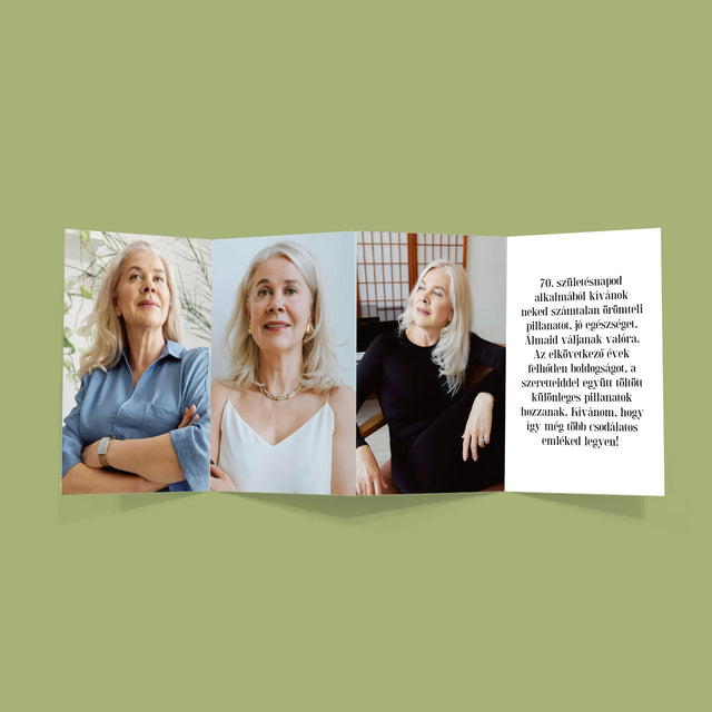 Szó Fotókból: 70 Szülinap - Nagy Harmonika Fotókészlet