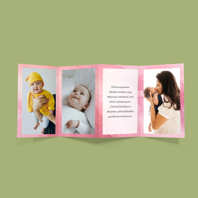 Fotókollázs: Keresztanya Felkérő - Nagy Harmonika Fotókészlet