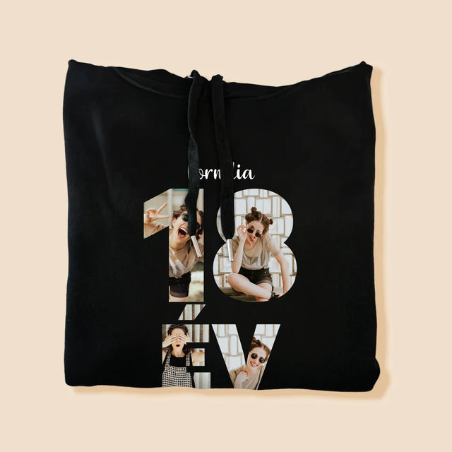 Szó Fotókból: 18 Év A Képeidből - Férfi Kapucnis Pulóver