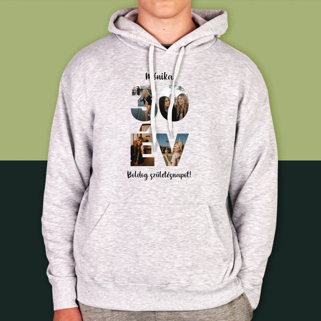 Szó Fotókból: 30Év A Képeidből - Férfi Kapucnis Pulóver