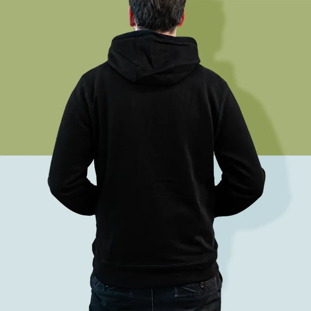 Fotó És Felirat: Apa Gyerek Kezecske - Férfi Kapucnis Pulóver