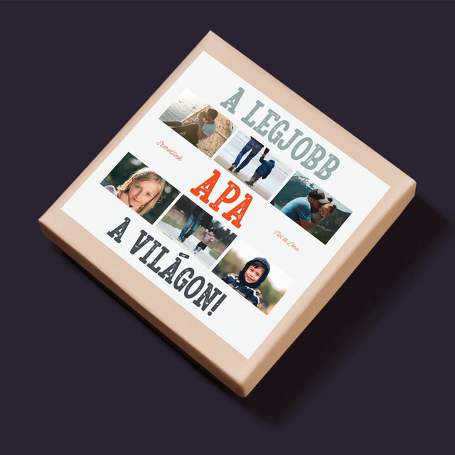 Fotókollázs: A Legjobb Apa A Világon Fénykép - Puzzle