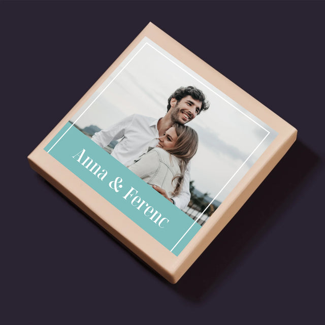 Fotókollázs: Pár, Nevek - Puzzle