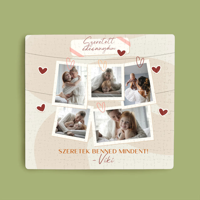 Fotókollázs: Szeretlek Téged Anyu - Puzzle